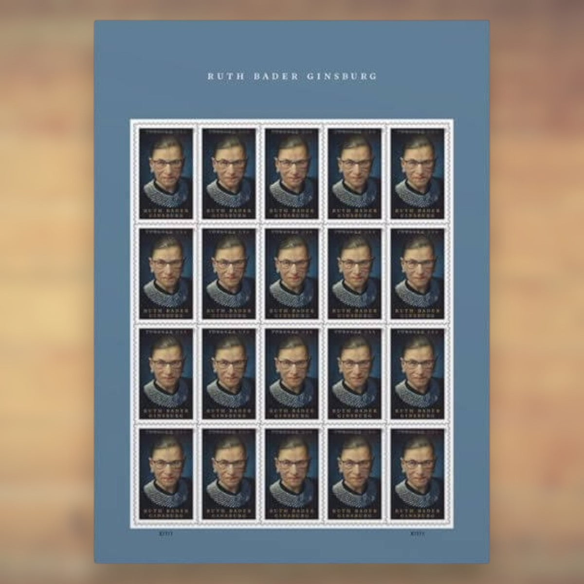 Ruth Bader Ginsburg Forever Stamps, 2023 Sheet – Cards, Letters and Stamp Collecting