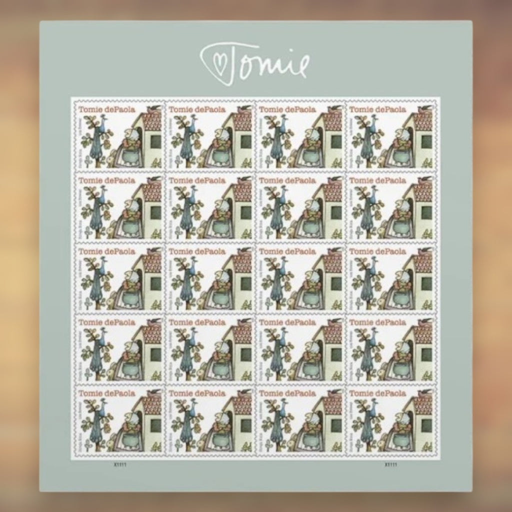 Tomie dePaola Forever Stamps, 2023 Sheet – Cards, Letters and Stamp Collecting