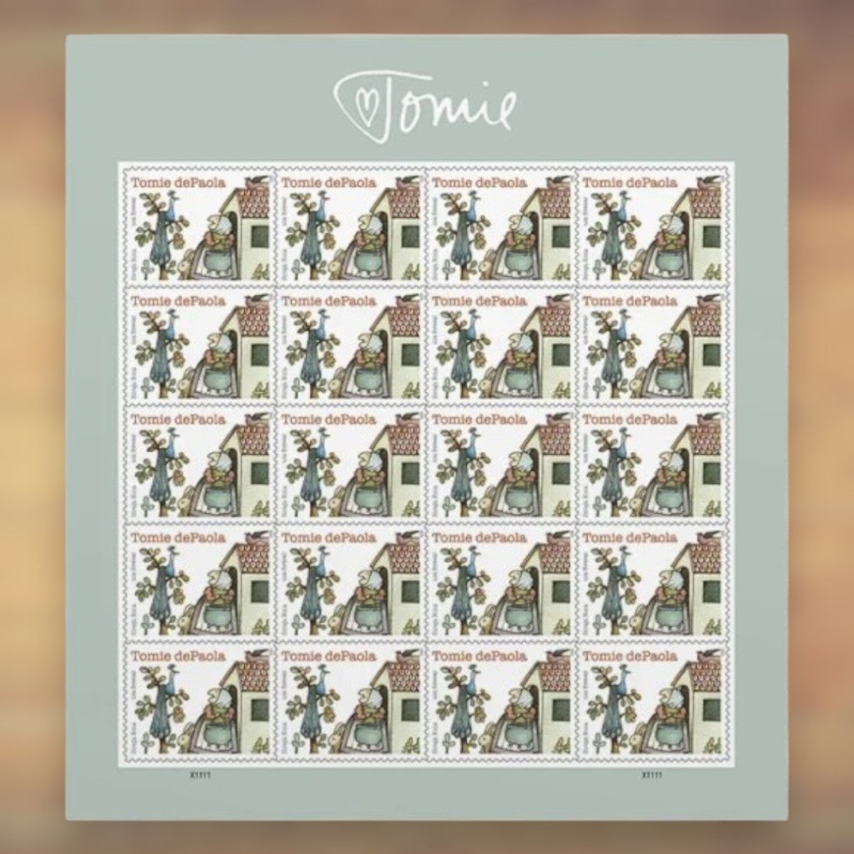 Tomie dePaola Forever Stamps, 2023 Sheet – Cards, Letters and Stamp Collecting