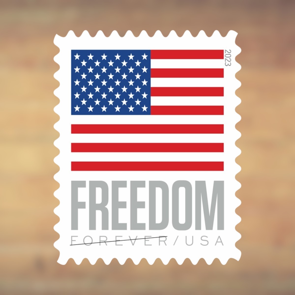 2023 U.S. Flag Forever Postage Stamps Sheet First-Class
