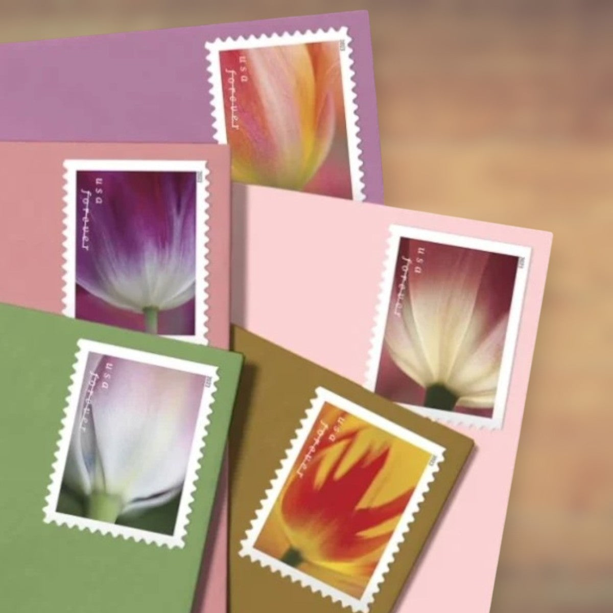 2023 Tulip Blossoms Forever Postage Stamps Booklet First-Class