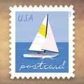 2023 Sailboat Postcard Rate Stamps Sheet First-Class Rate