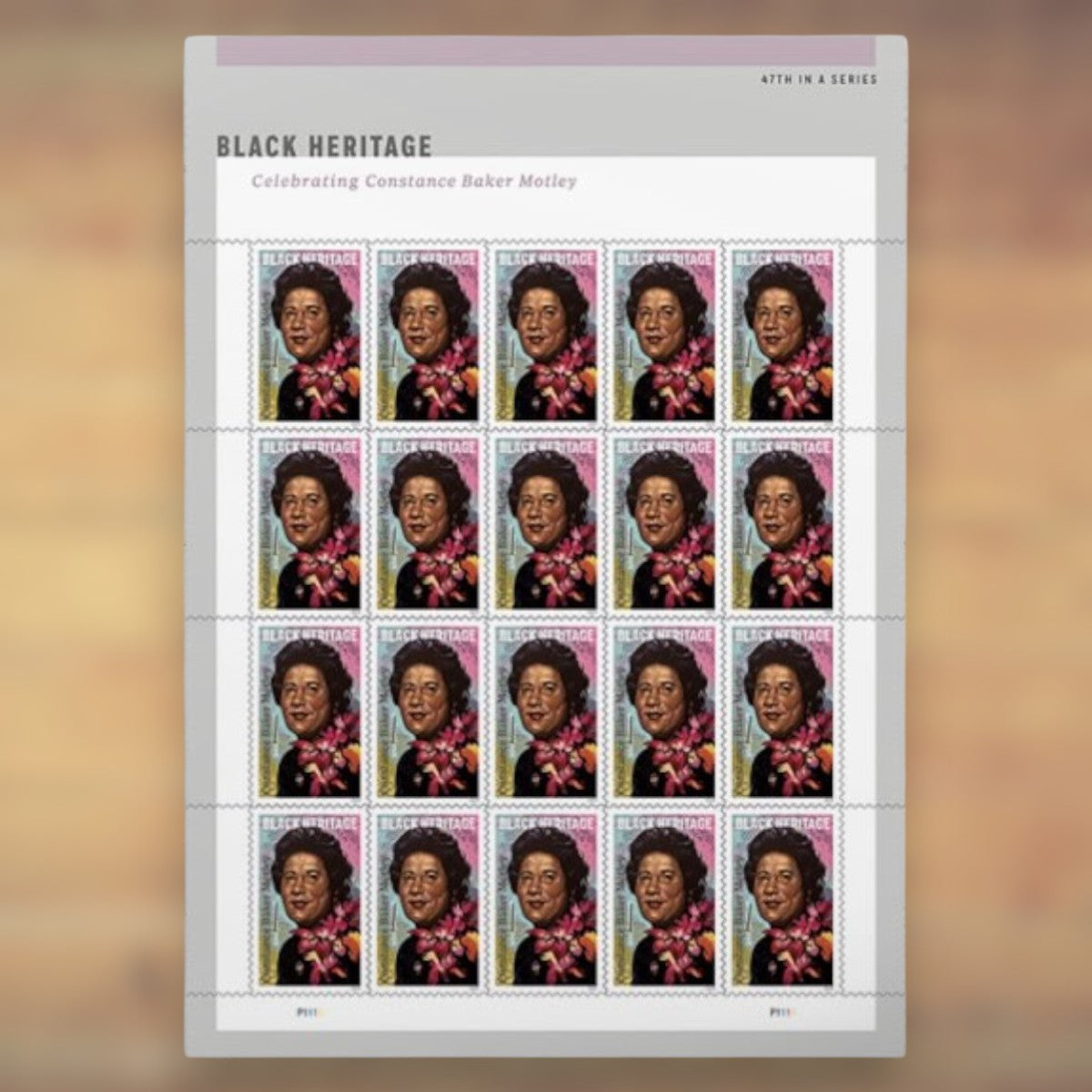 Black Heritage: Constance Baker Motley Forever Stamps, 2024 Sheet – Cards, Letters and Stamp Collecting