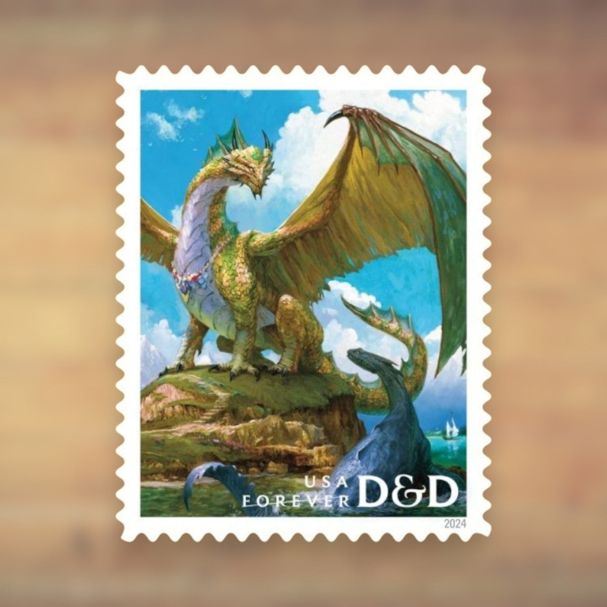Dungeons & Dragons Forever Stamps, 2024 Sheet – Cards, Letters and Stamp Collecting