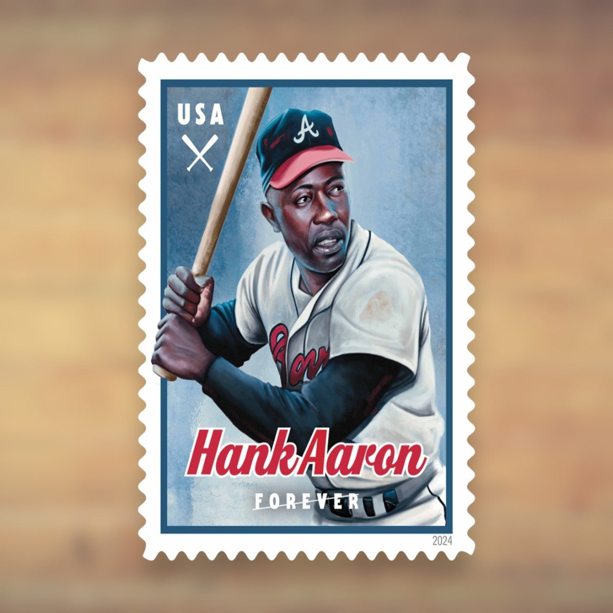 Hank Aaron Forever Stamps, 2024 Sheet – Cards, Letters and Stamp Collecting