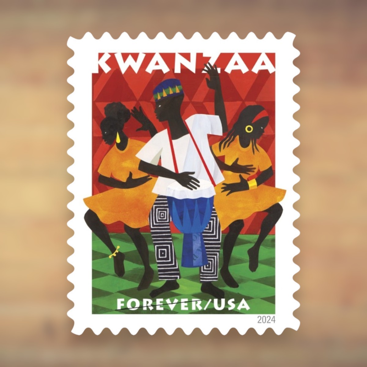 Kwanzaa Forever Stamps, 2024 Sheet – Kwanzaa Cards and Greetings
