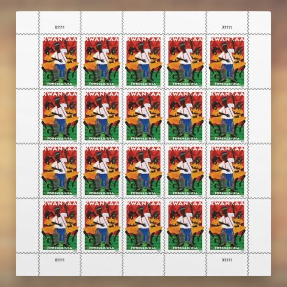 Kwanzaa Forever Stamps, 2024 Sheet – Kwanzaa Cards and Greetings