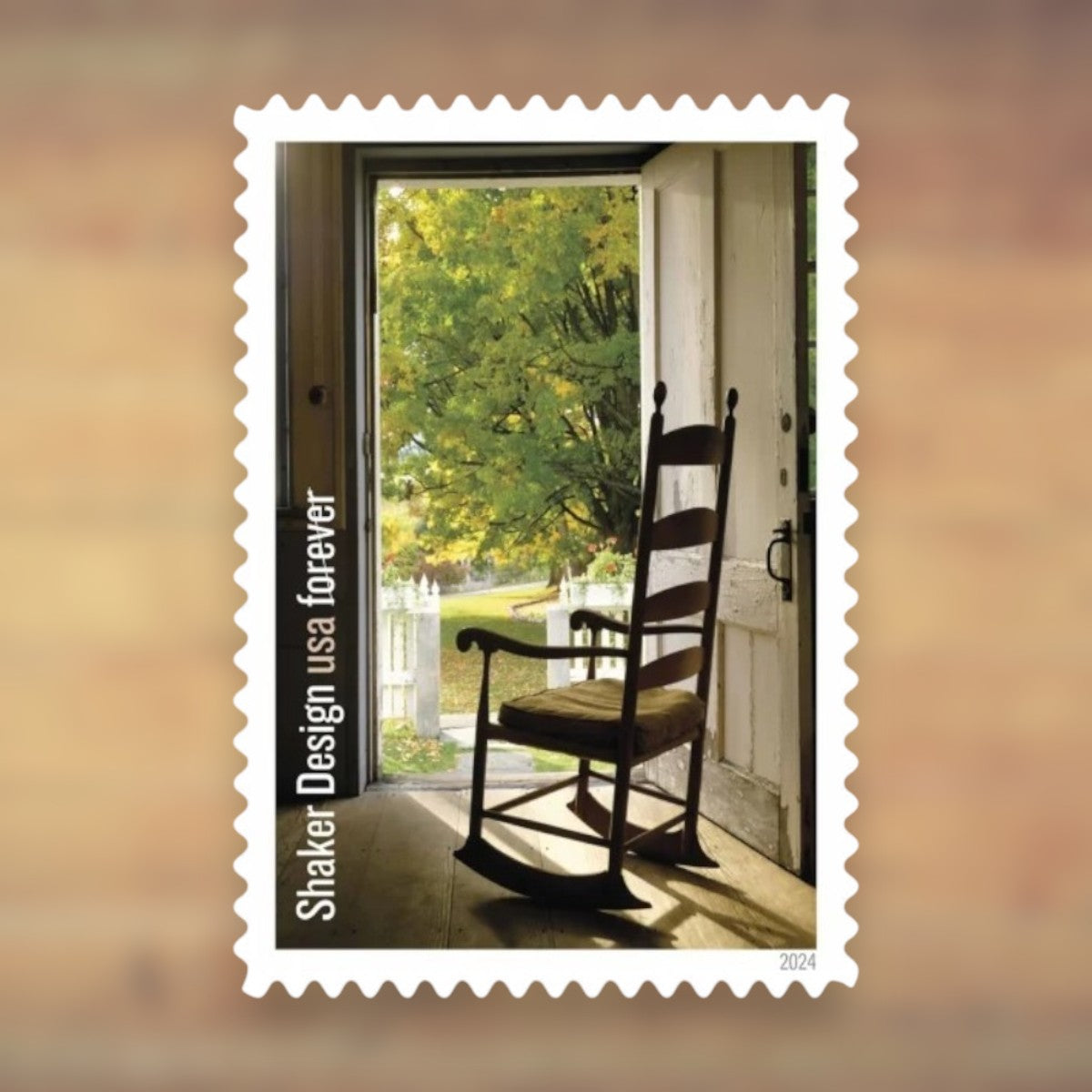 Shaker Design Forever Stamps, 2024 Sheet – Cards, Letters and Stamp Collecting