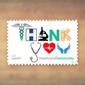 Thank You, Healthcare Community Forever Stamps, 2024 Sheet – Healthcare Appreciation Cards and Letters