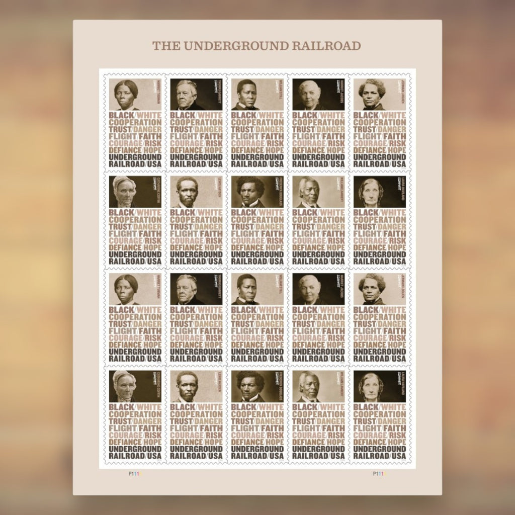 The Underground Railroad Forever Stamps, 2024 Sheet – Cards, Letters and Stamp Collecting