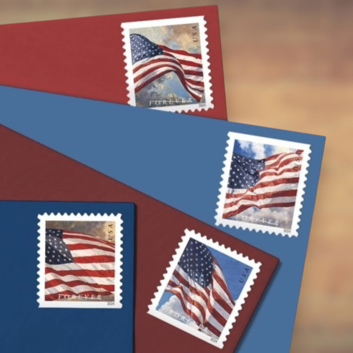 2024 U.S. Flag Forever Postage Stamps Booklet First-Class