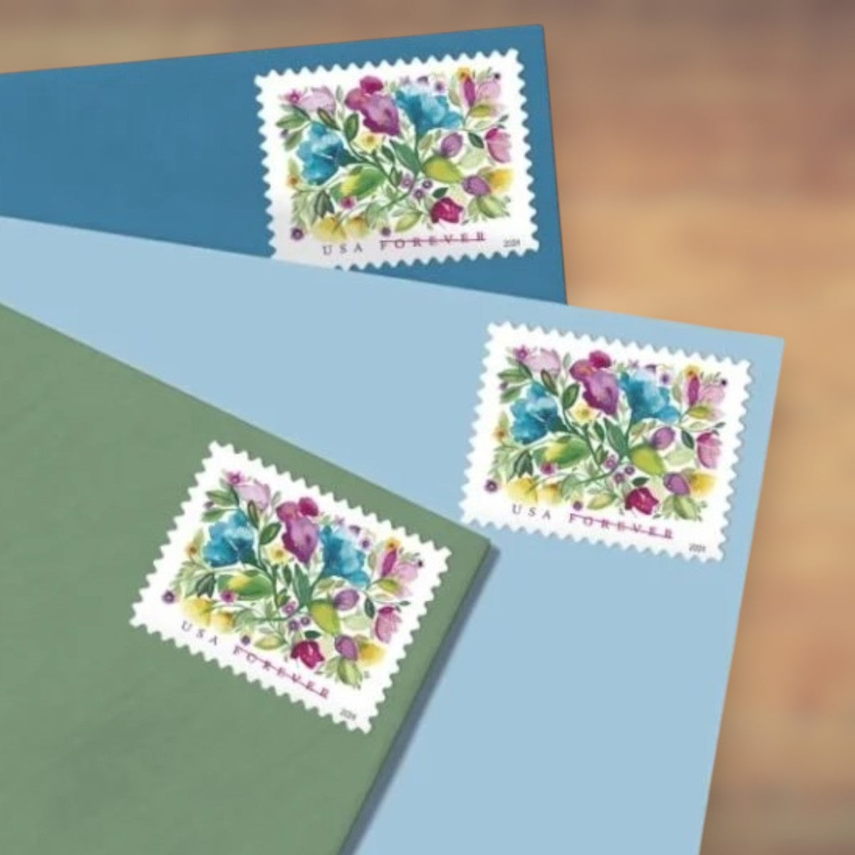 2024 Celebration Bloom Flowers Forever Postage Stamps Sheet First-Class