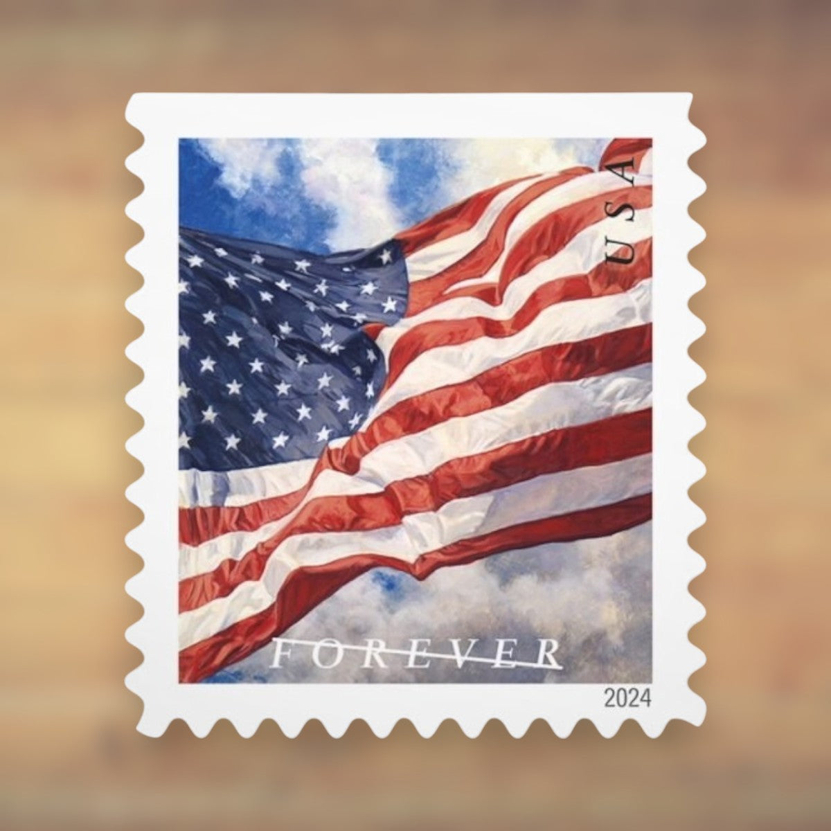 2024 U.S. Flag Forever Postage Stamps Booklet First-Class