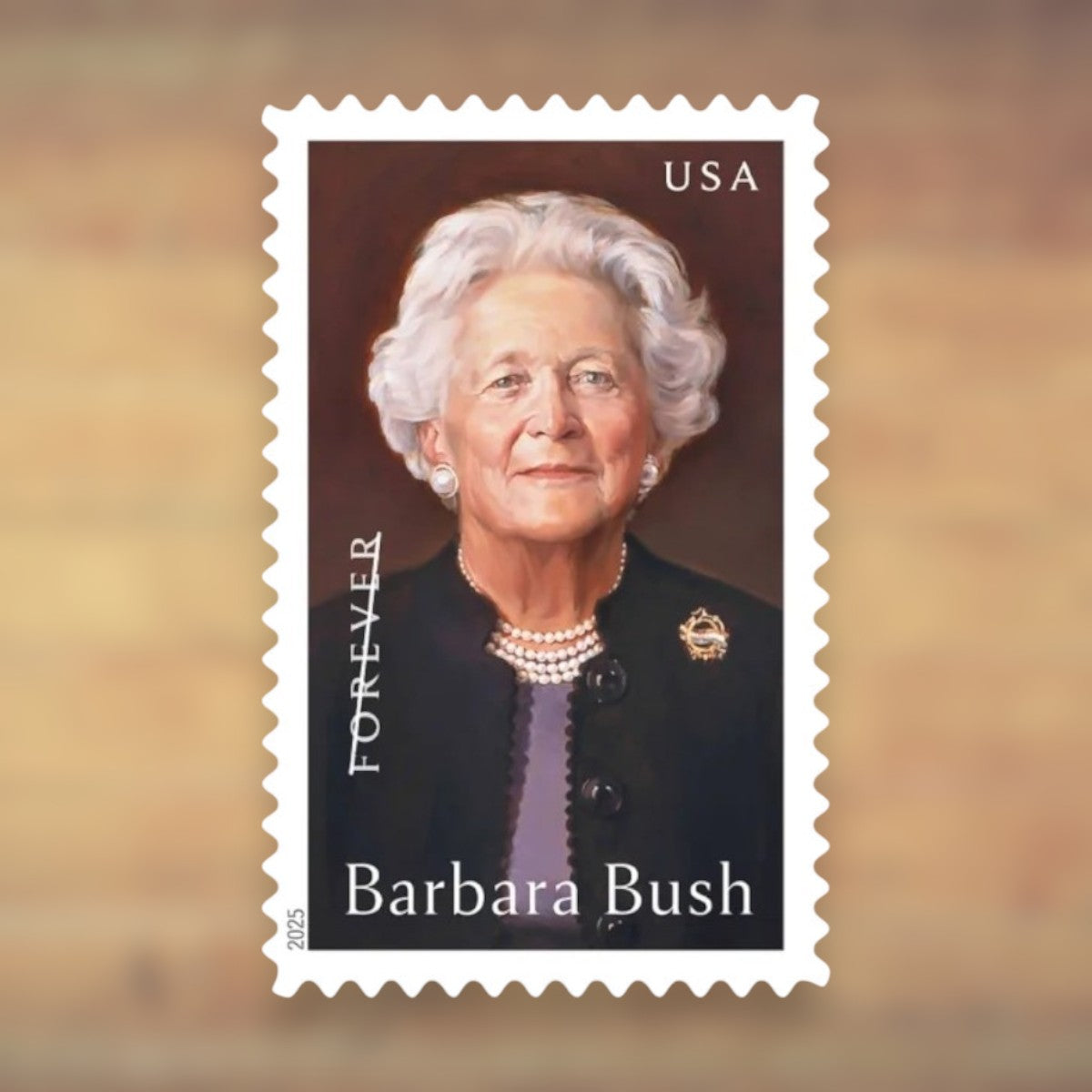 Barbara Bush Forever Stamps, 2025 Sheet – Cards, Letters and Stamp Collecting
