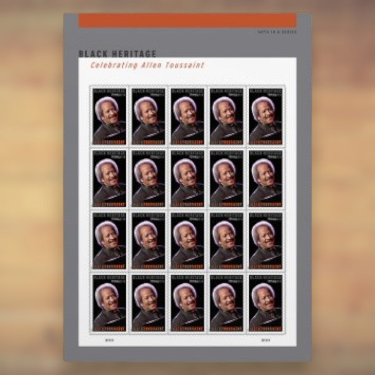 Black Heritage: Allen Toussaint Forever Stamps, 2025 Sheet – Cards, Letters and Stamp Collecting