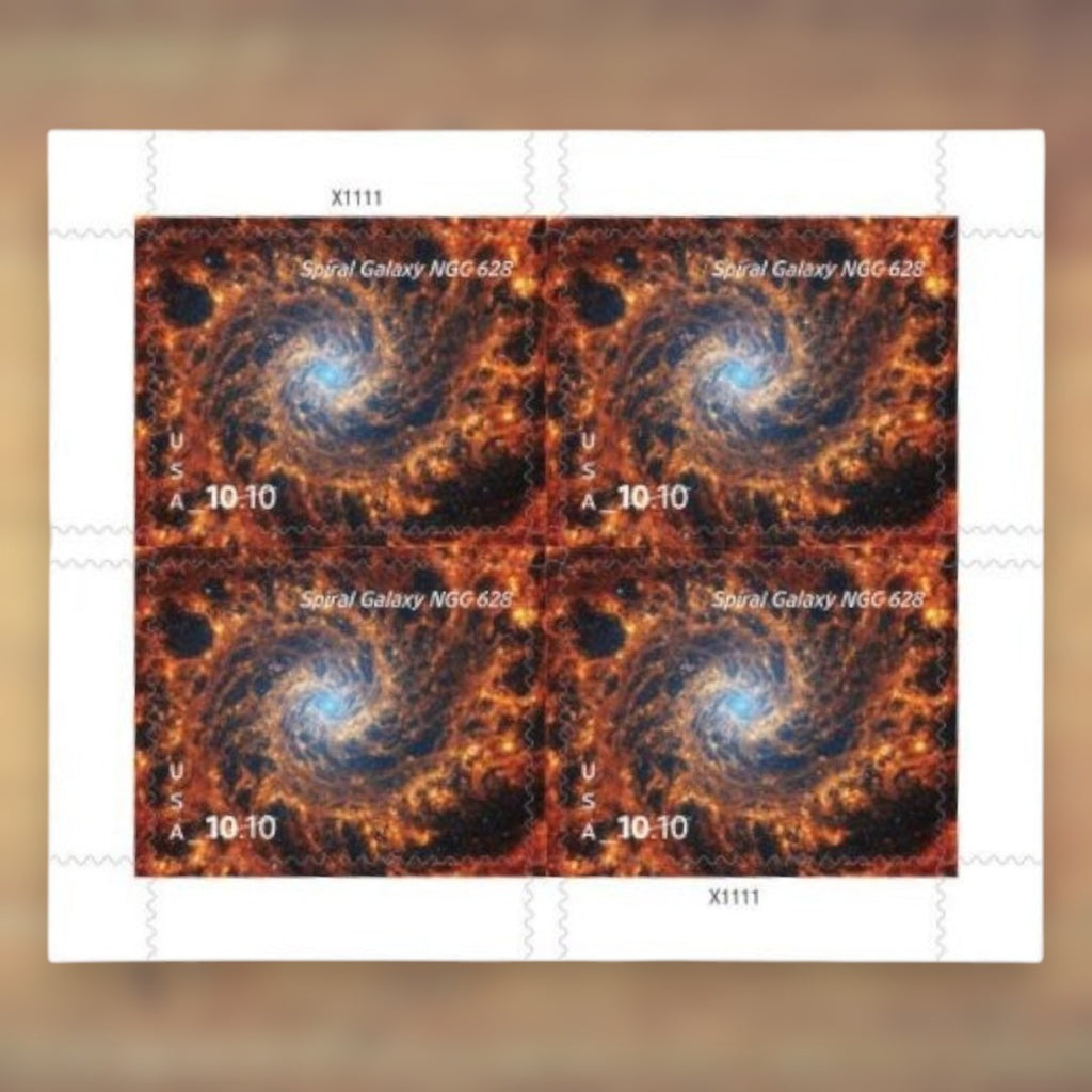 Spiral Galaxy $10.10 Priority Mail Stamps, 2025 Sheet – Priority Mail Postage