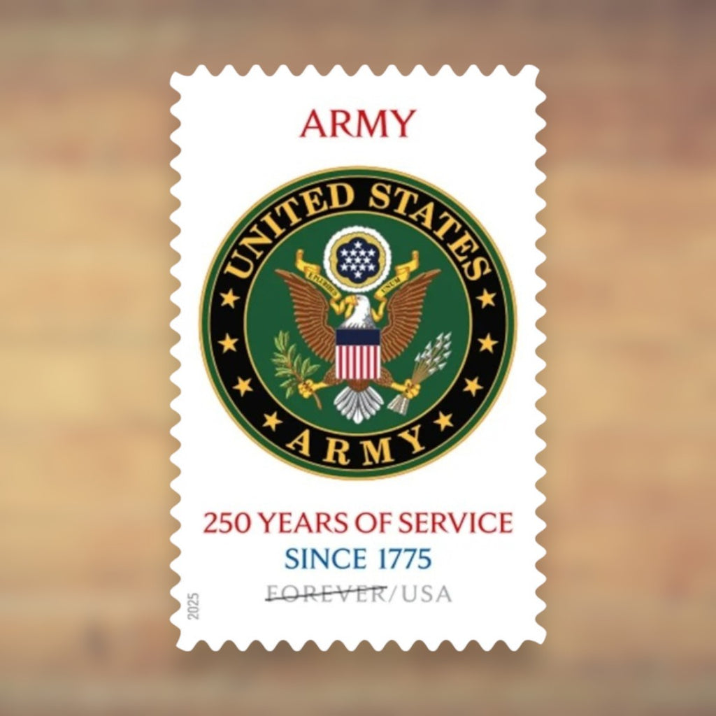 U.S. Army 250th Anniversary Forever Stamps, 2025 Sheet – Cards, Letters and Stamp Collecting