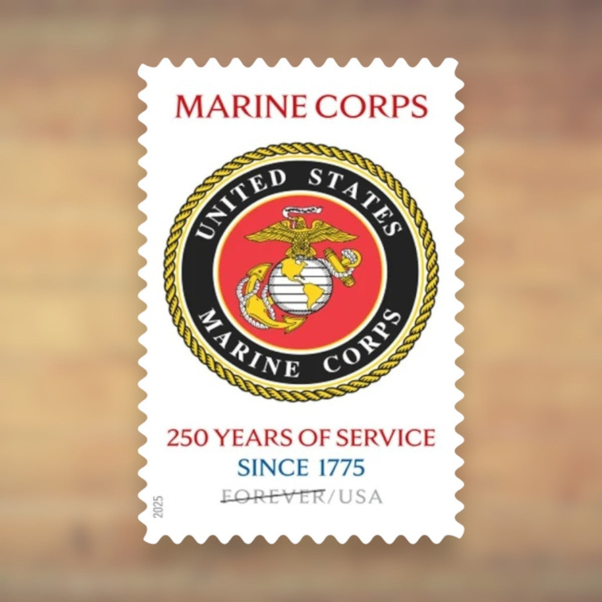 U.S. Marine Corps 250th Anniversary Forever Stamps, 2025 Sheet – Cards, Letters and Stamp Collecting