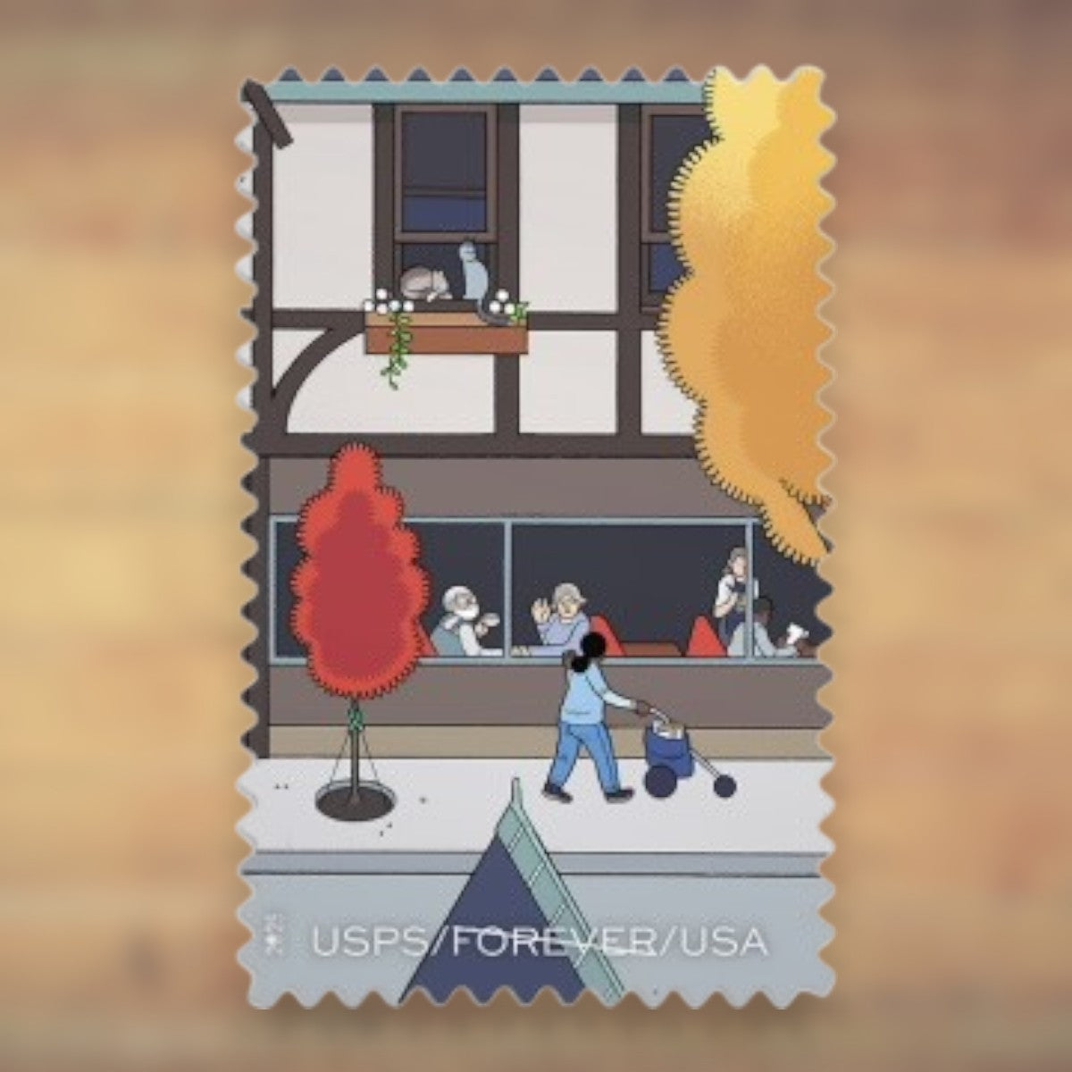 250 Years of Delivery 2025 Forever Postage Stamps Sheet First-Class