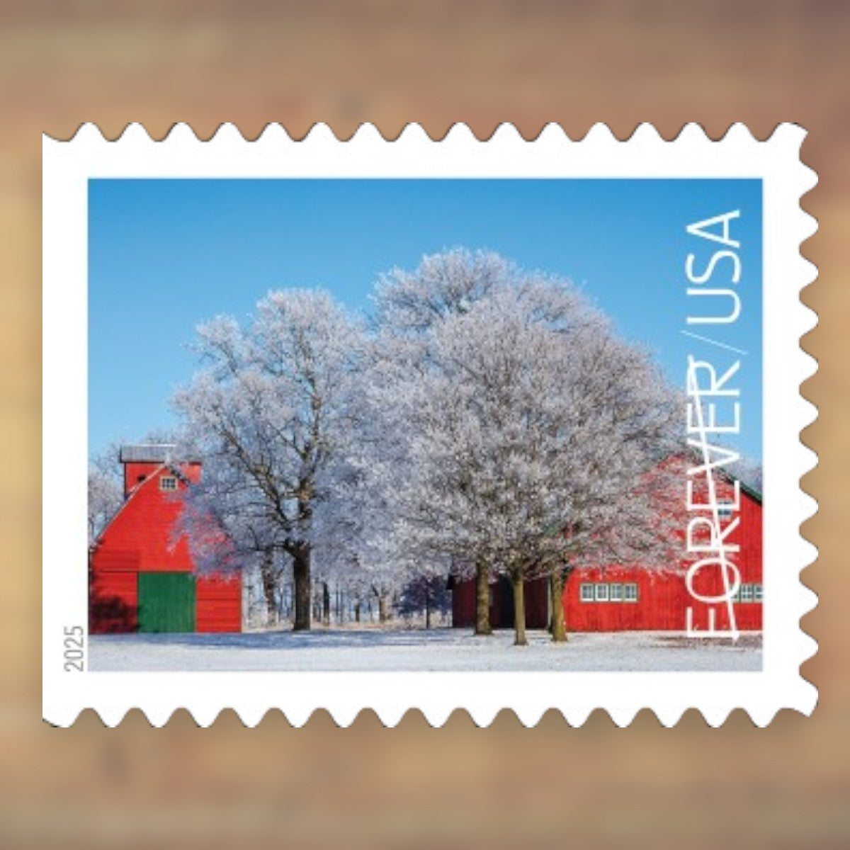 2025 Winter Landscapes Forever Postage Stamps Booklet First-Class
