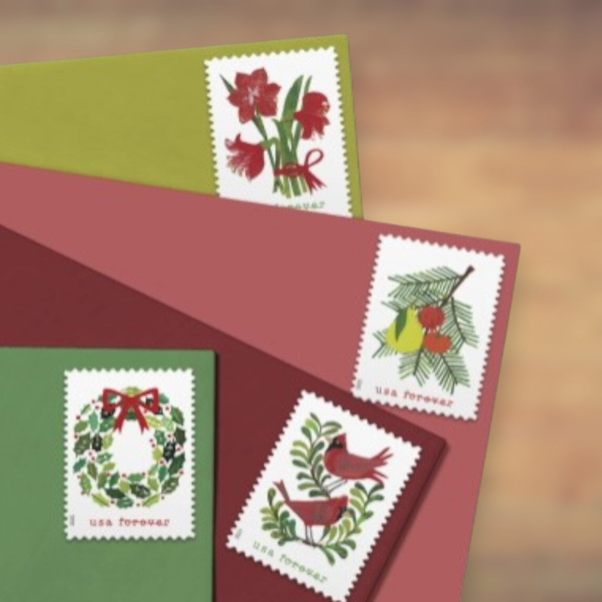 2025 Holiday Cheer Forever Postage Stamps Booklet First-Class