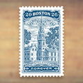 2026 Boston World Stamp Show Forever Postage Stamps Sheet First-Class