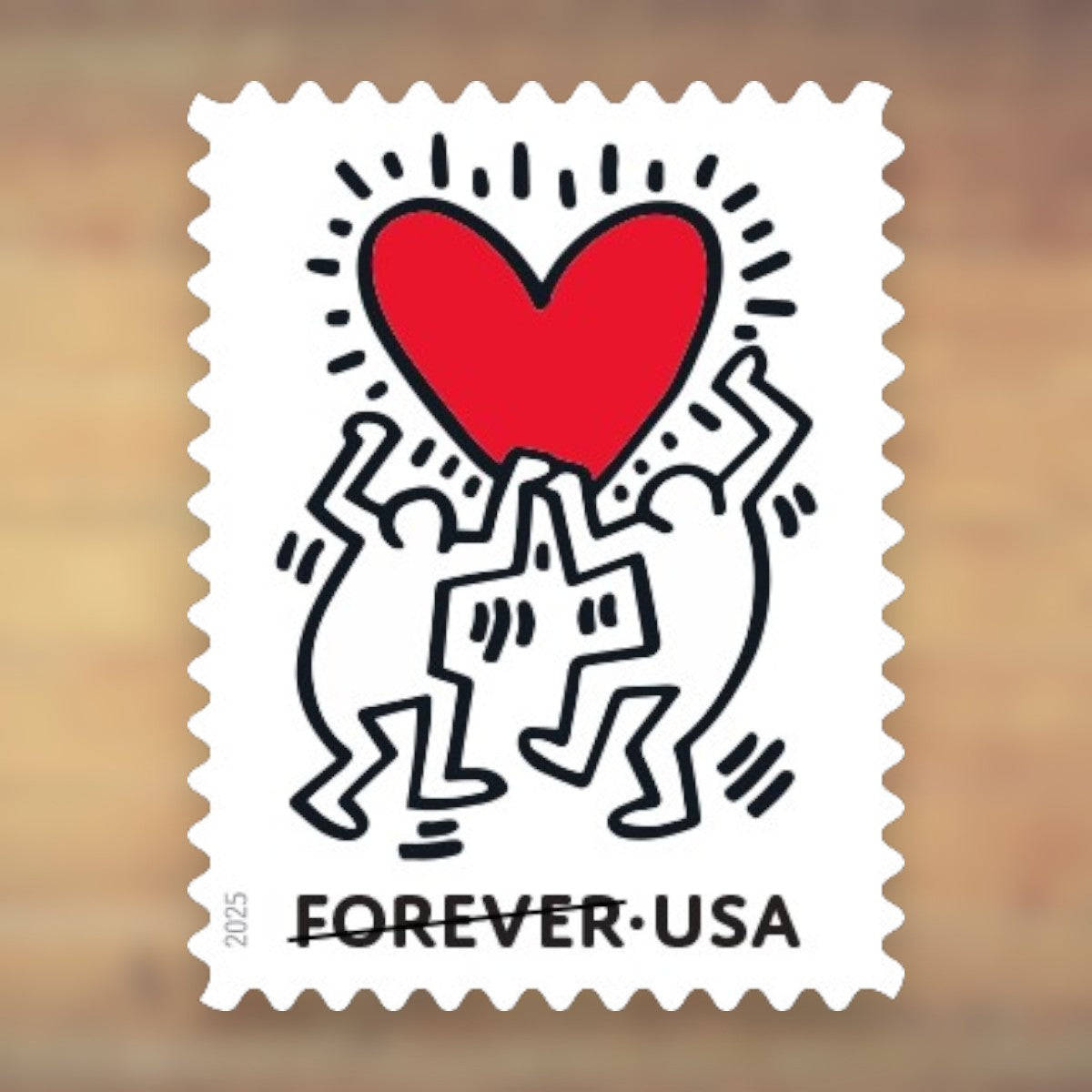 2025 Love Forever Postage Stamps Sheet First-Class
