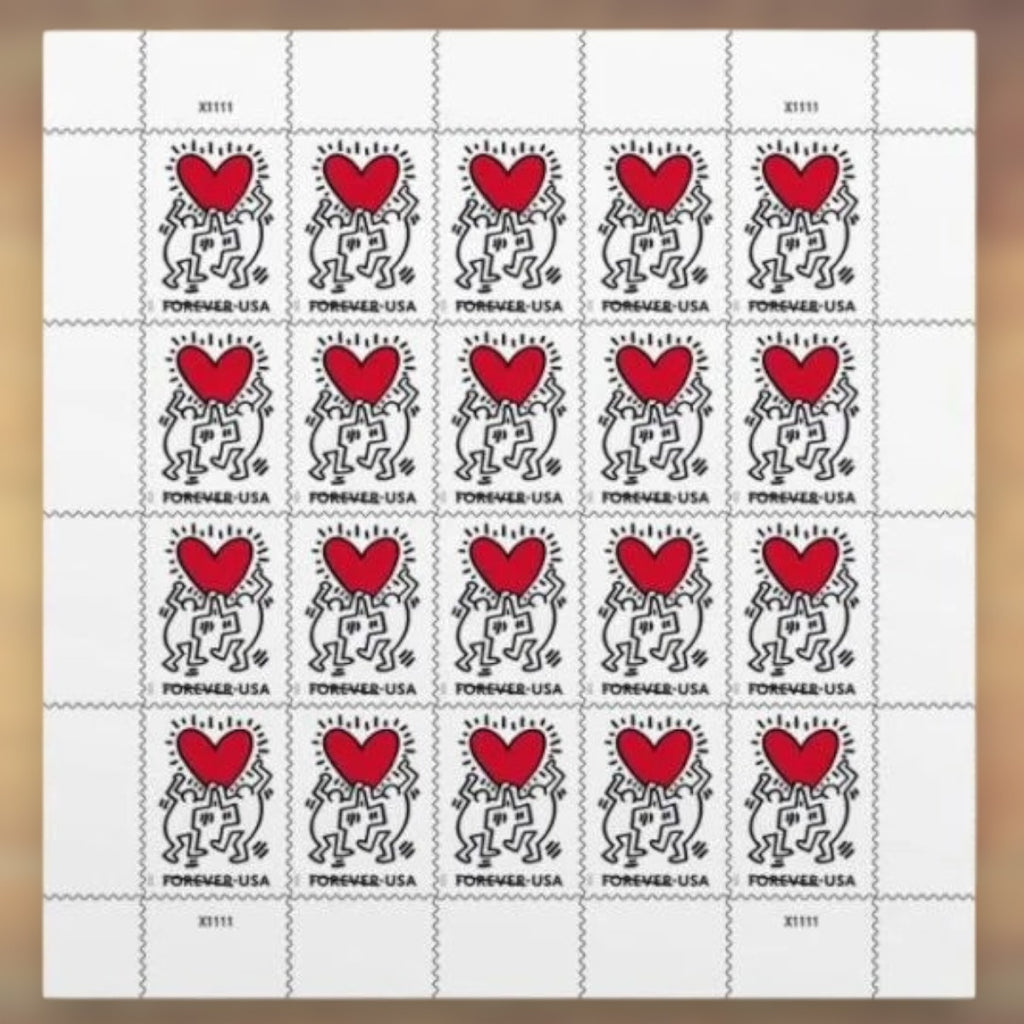 2025 Love Forever Postage Stamps Sheet First-Class