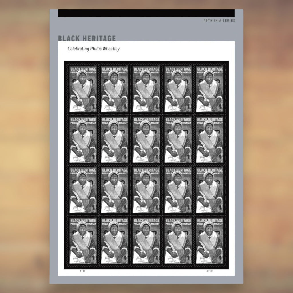 Black Heritage: Phillis Wheatley Forever Stamps, 2026 Sheet – Cards, Letters and Stamp Collecting
