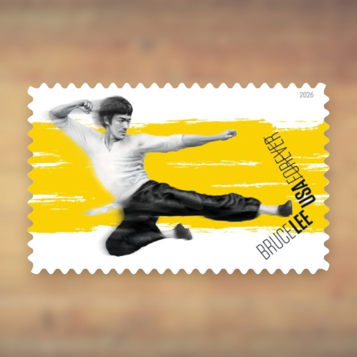 Bruce Lee Forever Stamps, 2026 Sheet – Cards, Letters and Stamp Collecting