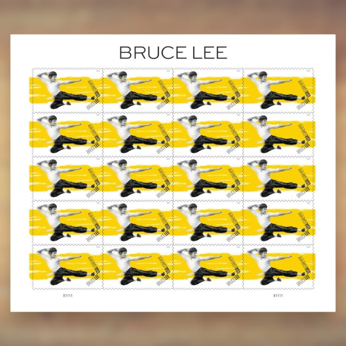 Bruce Lee Forever Stamps, 2026 Sheet – Cards, Letters and Stamp Collecting