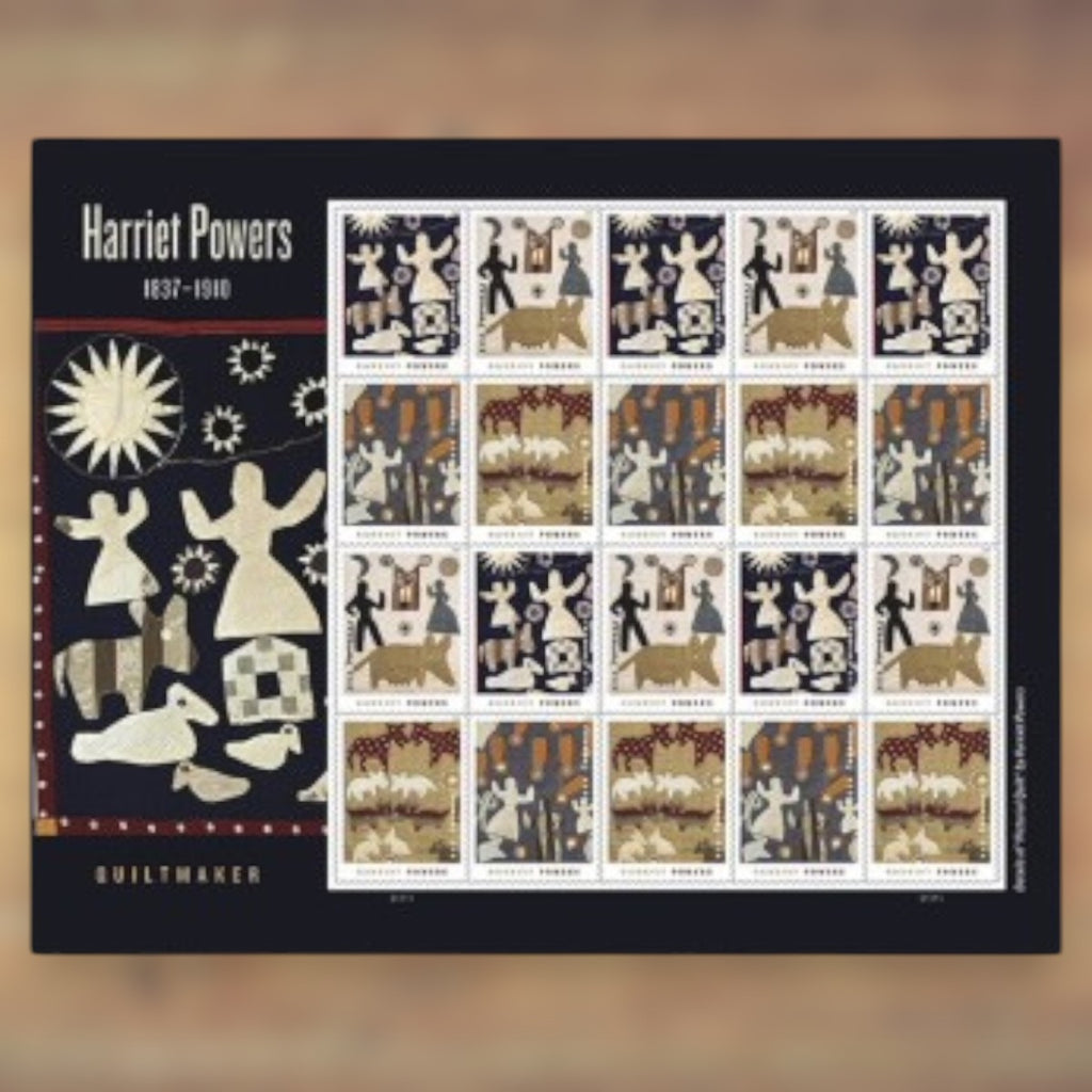 Harriet Powers Forever Stamps, 2026 Sheet – Cards, Letters and Stamp Collecting