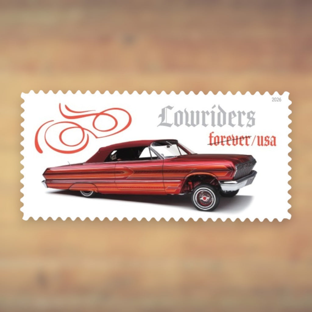 Lowriders Forever Stamps, 2026 Sheet – Cards, Letters and Stamp Collecting