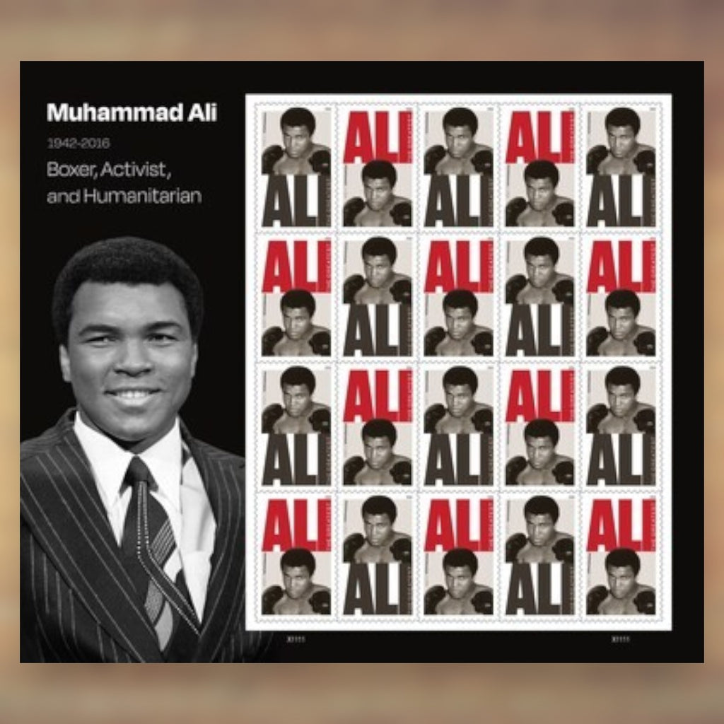 2026 Muhammad Ali Forever Postage Stamps Sheet First-Class