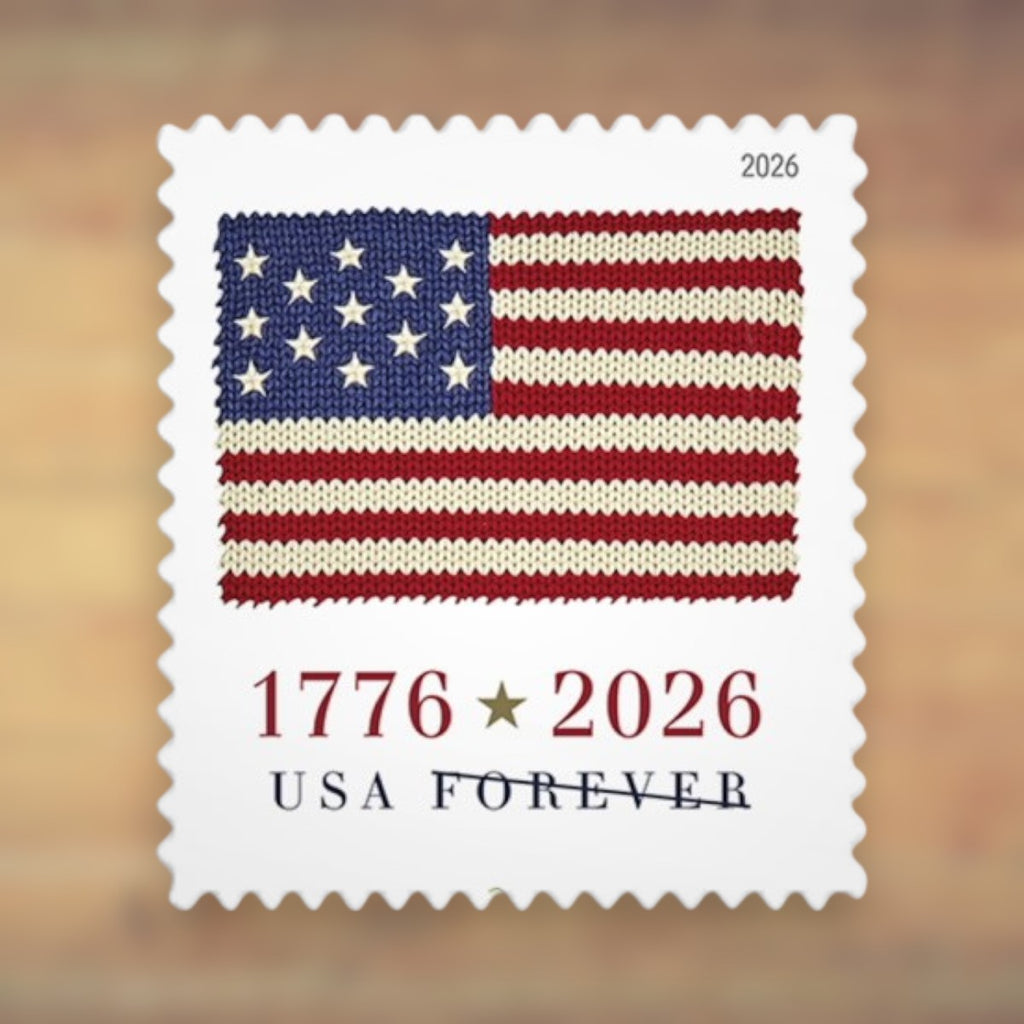 U.S. Flags Forever Stamps, 2026 Booklet – Everyday Cards, Letters and Business Mail