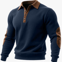 Mens European And American Ethnic-Style 3D Printed Half-Zip Hoodie