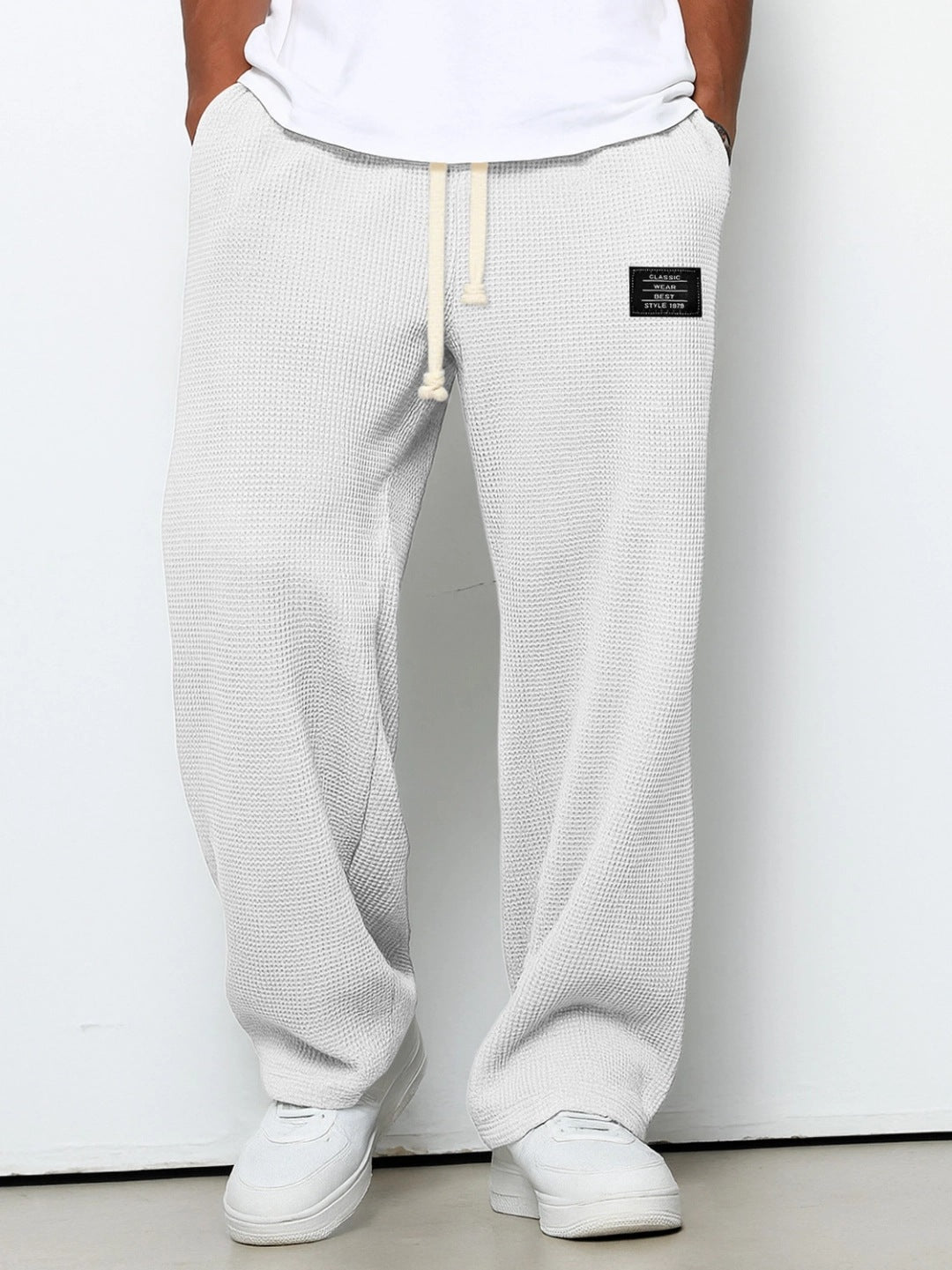 Men's Waffle Straight Pants