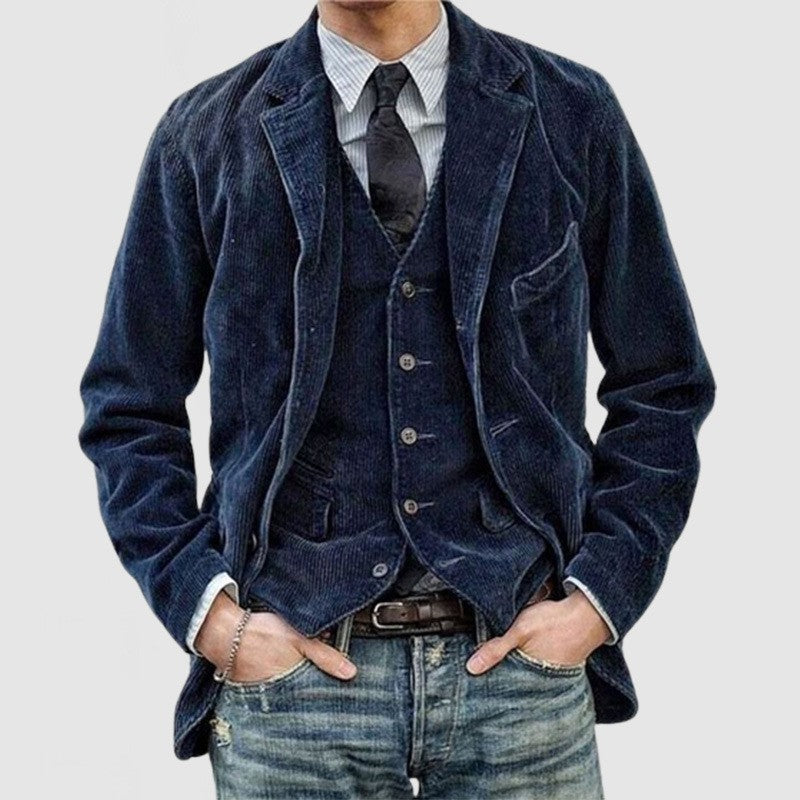 Fashionable Minimalist Retro Designed Mens Suit