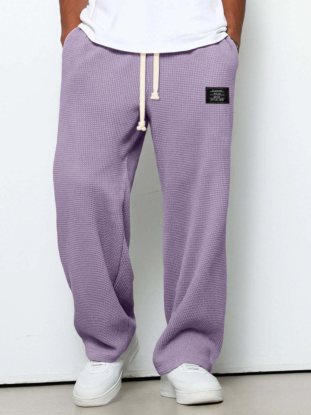 Men's Waffle Straight Pants