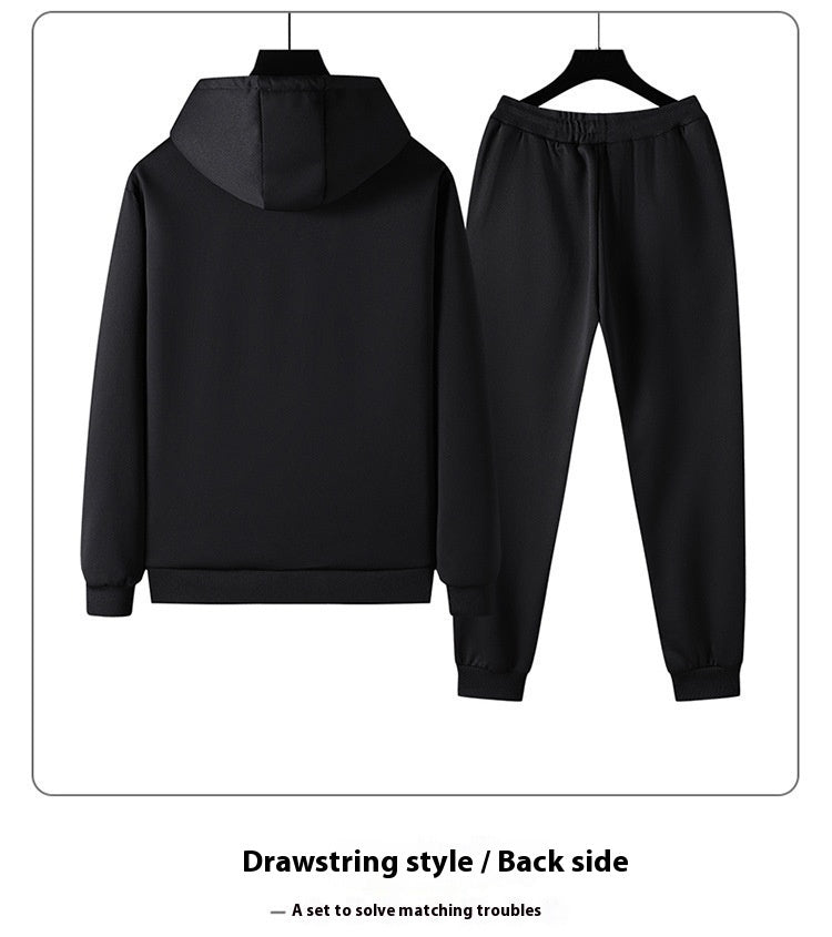 Plus Size Men's Suit Formal Two-Piece Set with Pants