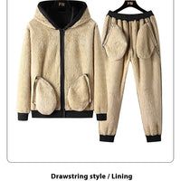 Plus Size Men's Suit Formal Two-Piece Set with Pants