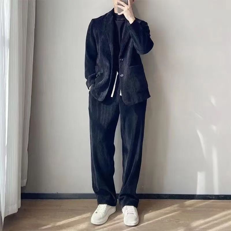 Men's Stylish Casual Suit & Pants Set
