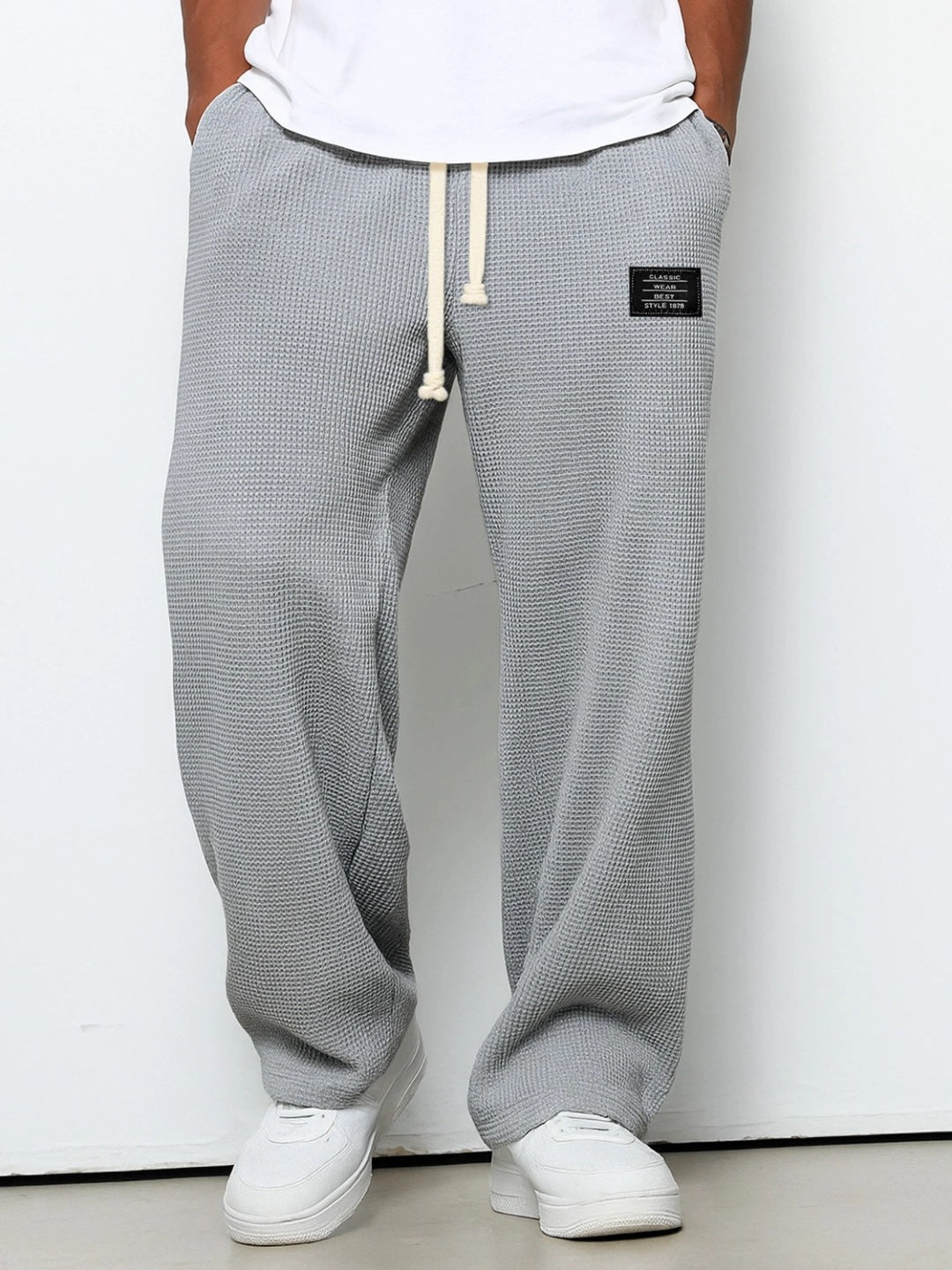 Men's Waffle Straight Pants