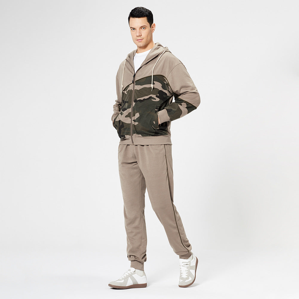 Camouflage Two-piece Youth Leisure Sports Suit