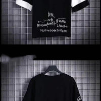 Mens Loose-fitting Japanese-style 34-sleeve Shirt For Spring And Summer