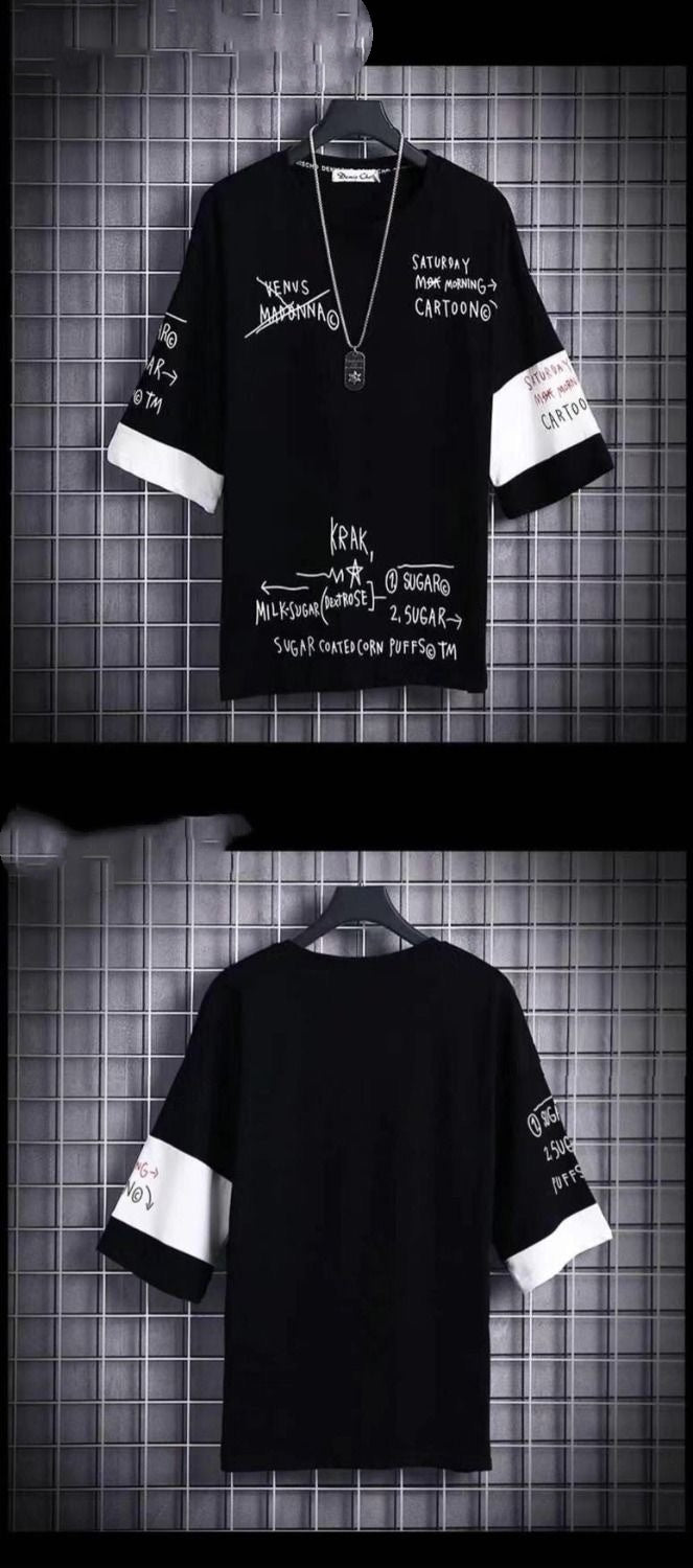 Men's Japanese Style 3/4 Sleeve Shirt