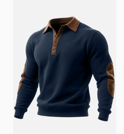 Mens European And American Ethnic-Style 3D Printed Half-Zip Hoodie
