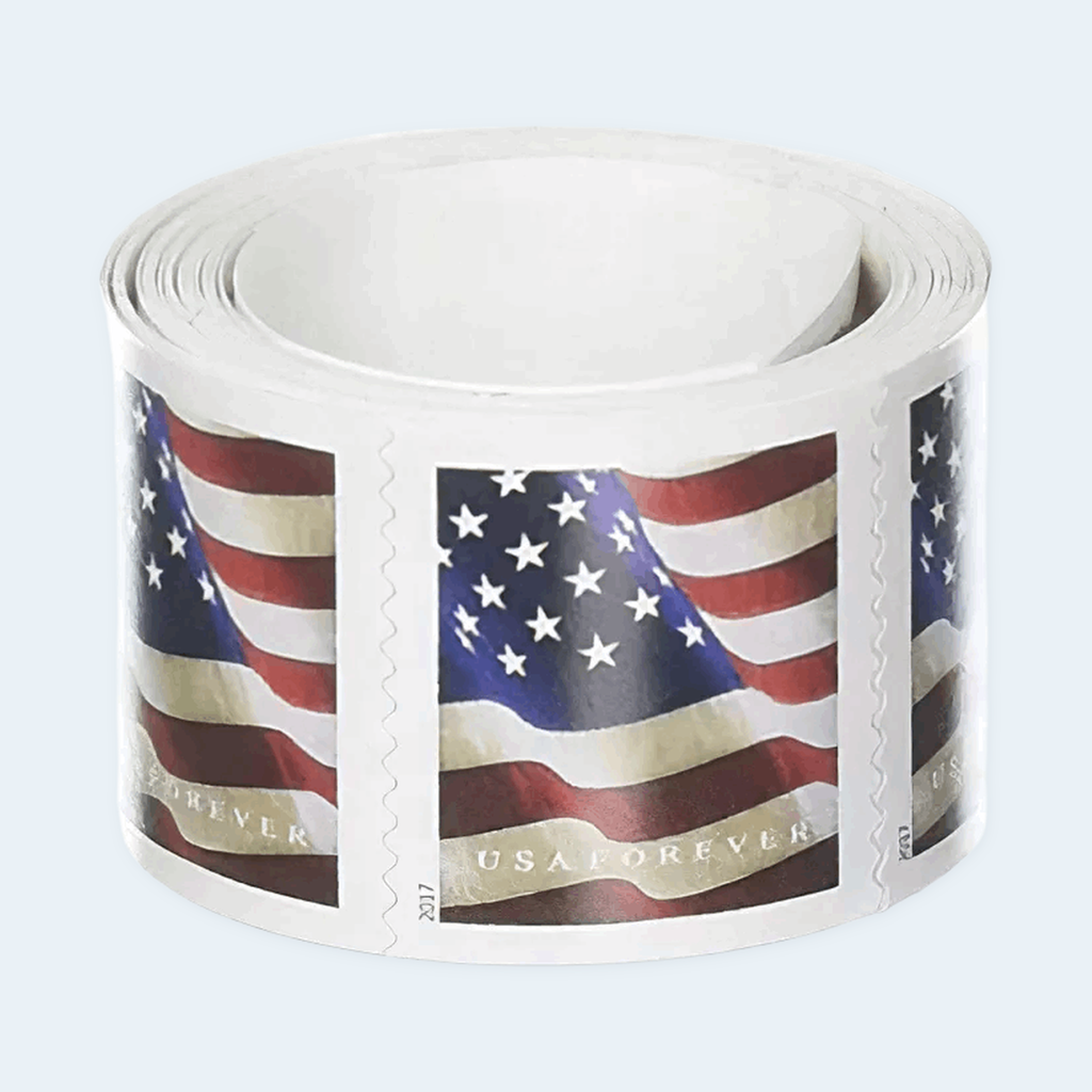 2017 U.S. Flag Forever Stamps: Self-Adhesive Roll for First-Class Mail, product image 1