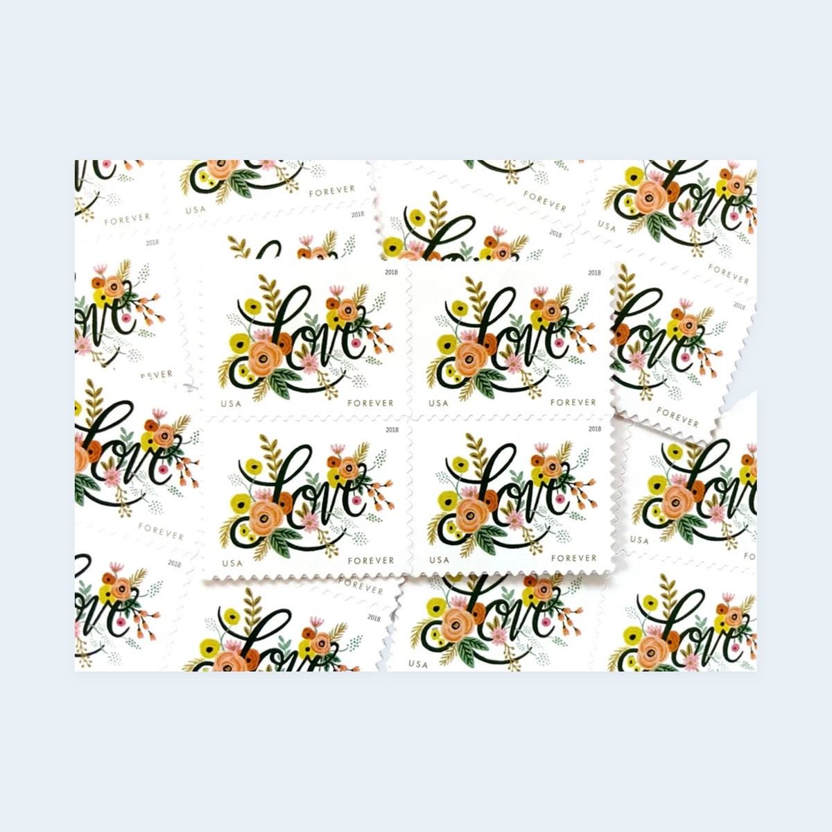2018 Love Flourishes Forever Stamps: Self-Adhesive Sheets for First-Class Mail, product image 3