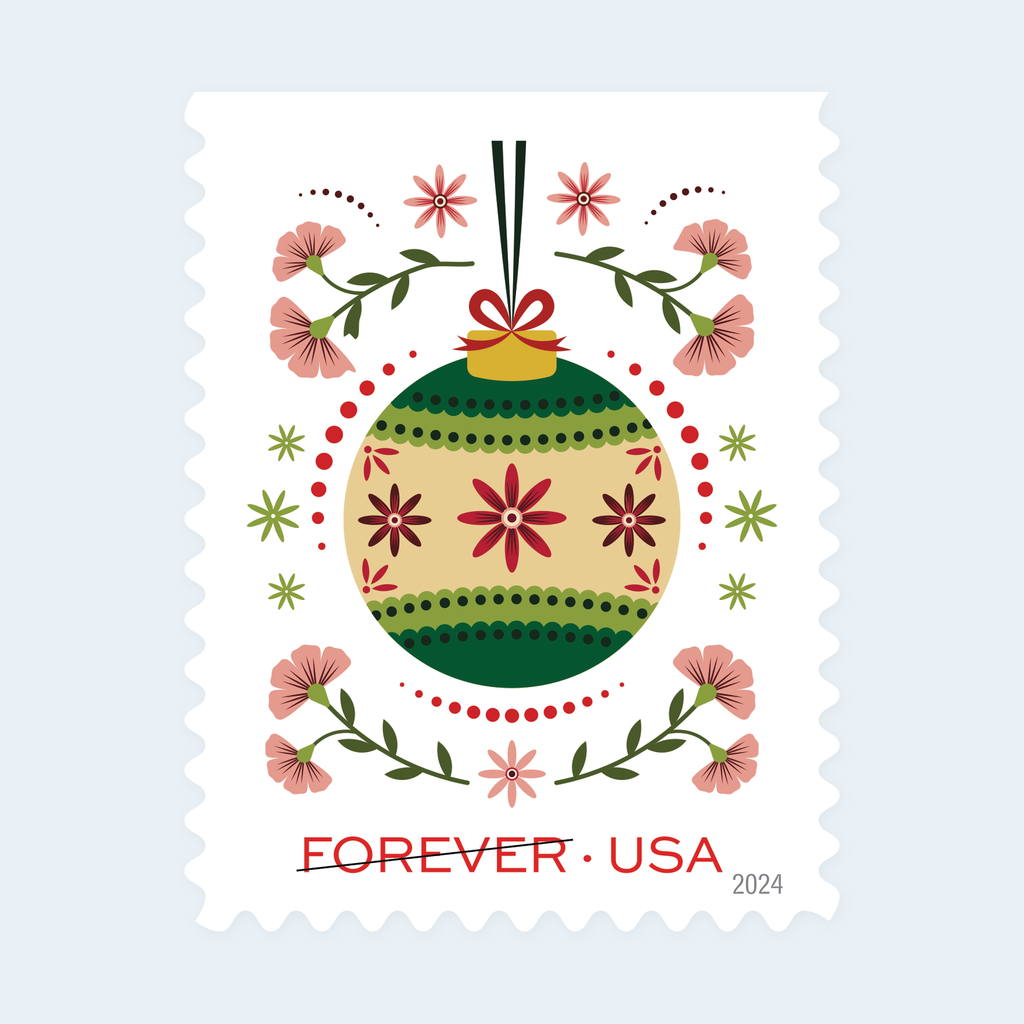 2024 Holiday Joy Forever Stamps: Self-Adhesive Booklet for First-Class Mail, product image 2